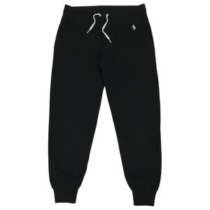 Polo Ralph Lauren Sweatpants Mens Small S Black Joggers Sweats Straight Leg PRL